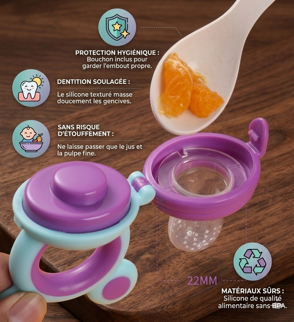 Sucette Grignoteuse Bébé — Diversification Alimentaire