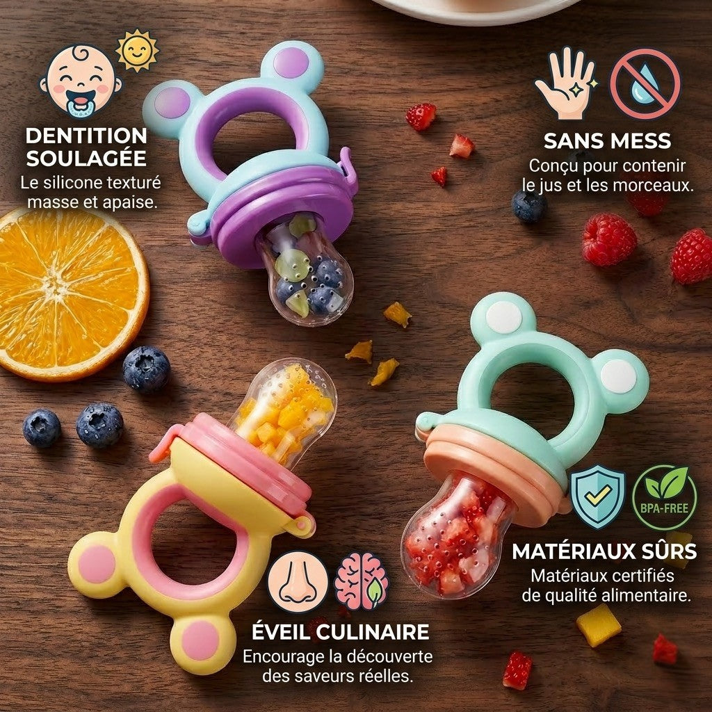 Sucette Grignoteuse Bébé — Diversification Alimentaire